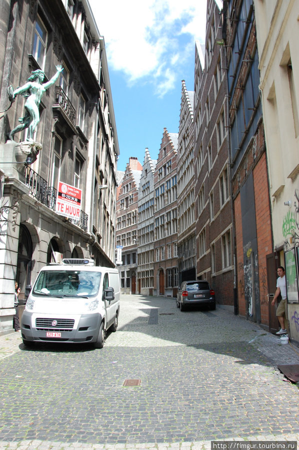 Городской переулок Антверпен, Бельгия