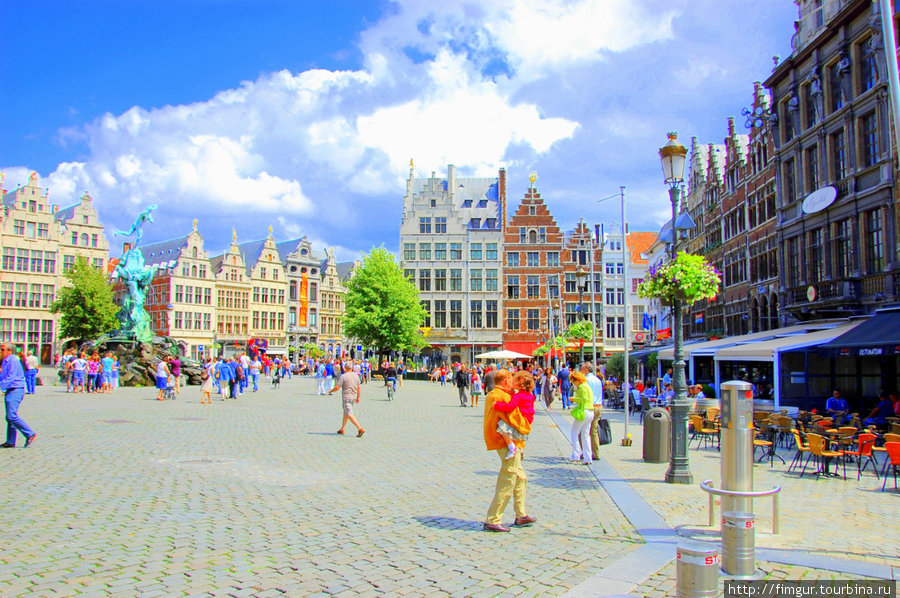 Главная площадь Антверпена Антверпен, Бельгия