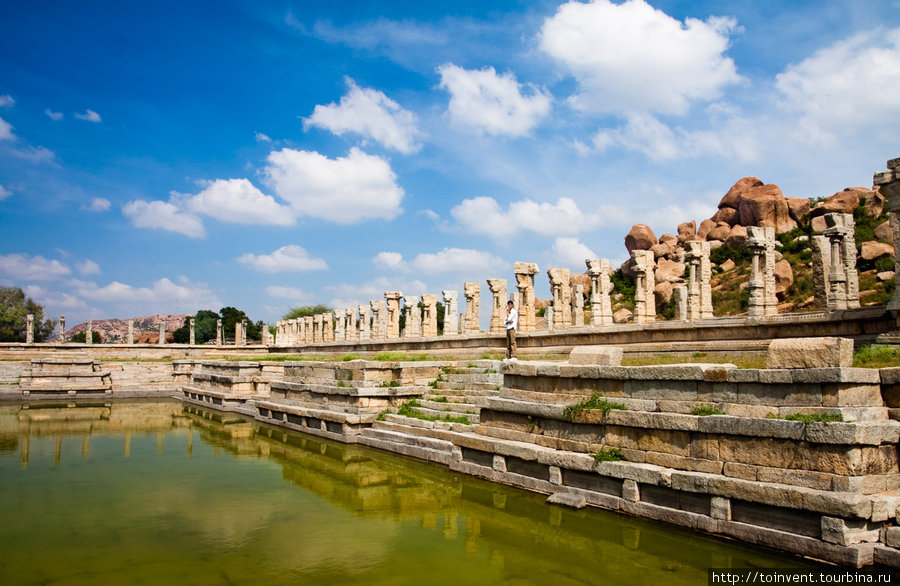 Древний Хампи - столица остатков древней империи. Хампи, Индия