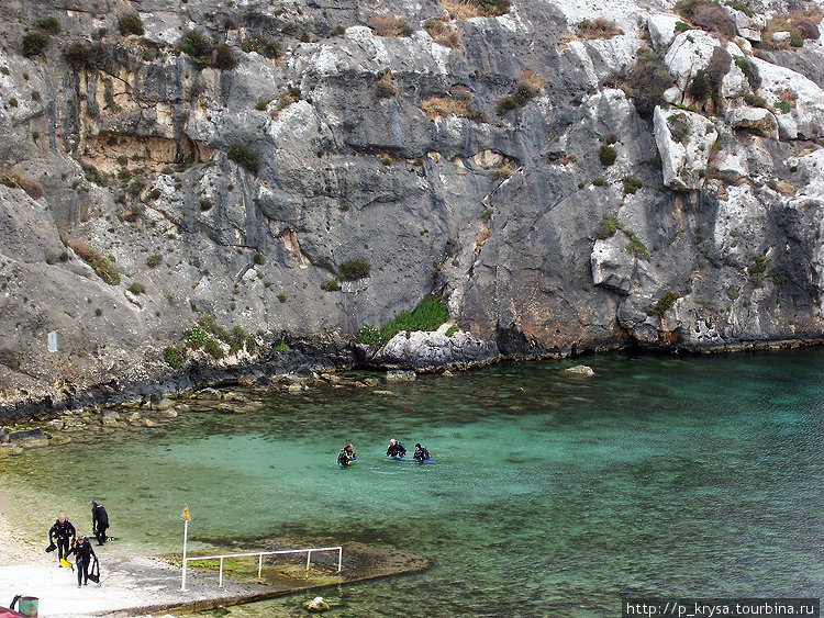 Укромная бухта на острове Гозо Остров Мальта, Мальта