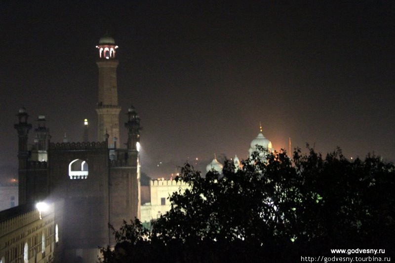 Ночной Лахор Лахор, Пакистан