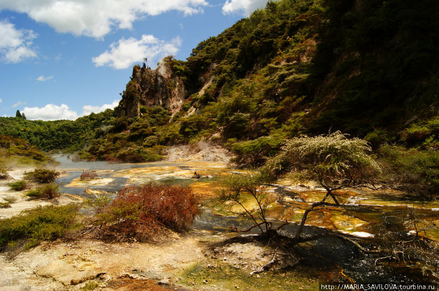 Wai-O-Tapu & Waimangu Роторуа, Новая Зеландия