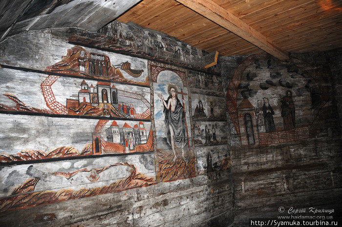 Внутренняя роспись церкви Святого Юра (фото Сергей Криница). Дрогобыч, Украина