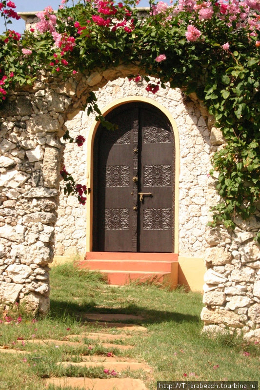 Традиционные резные двери. Такие двери встречаются в Старом Городе и на Занзибаре.