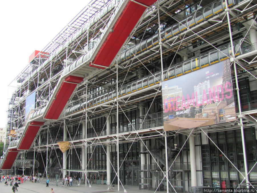 Мекка современного искусства - Центр Помпиду Париж, Франция
