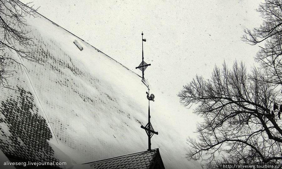 Шпили и крыша церкви Св.Катарины в Турку Турку, Финляндия