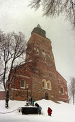Кафедральный собор Турку, зима