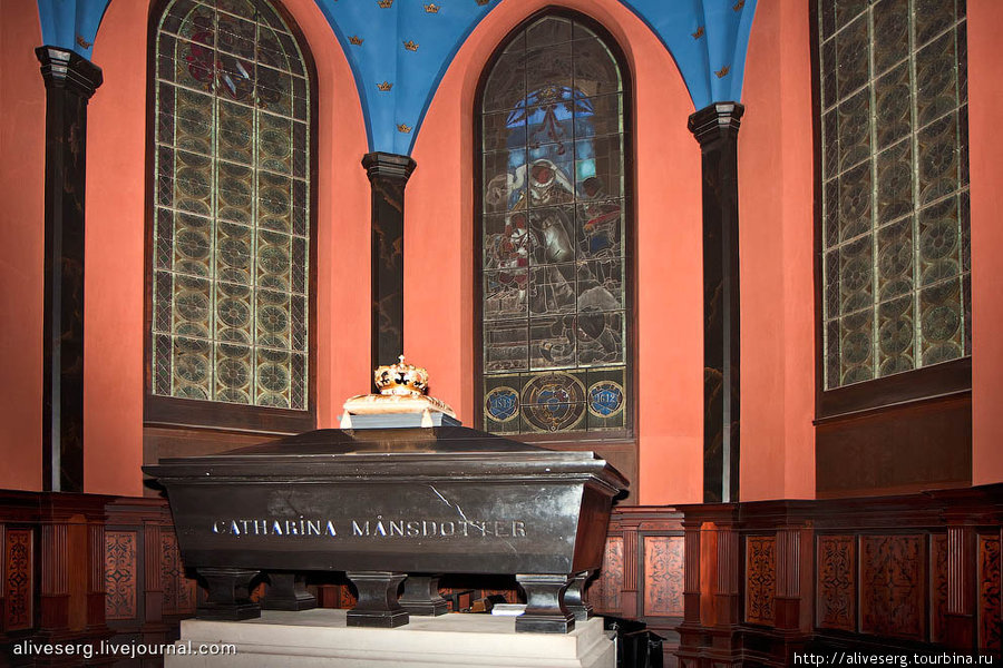 Кафедральный собор Турку, саркофаг шведской королевы Катарины Турку, Финляндия