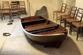 Кафедральный собор Турку, лодка, на которой доставляли прихожан с островов архипелага Турку