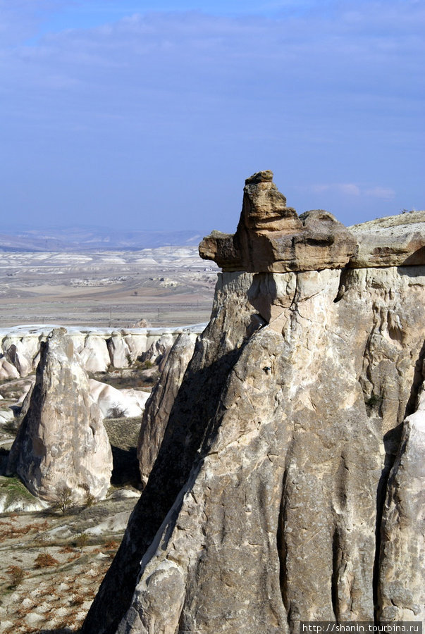 Скалы с шляпами Каппадокия - Гереме Национальный Парк, Турция