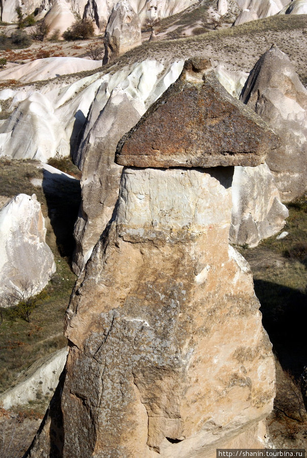 Скала со шляпкой Каппадокия - Гереме Национальный Парк, Турция