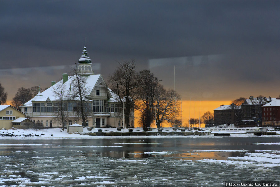 Холодный северный закат... Хельсинки, Финляндия