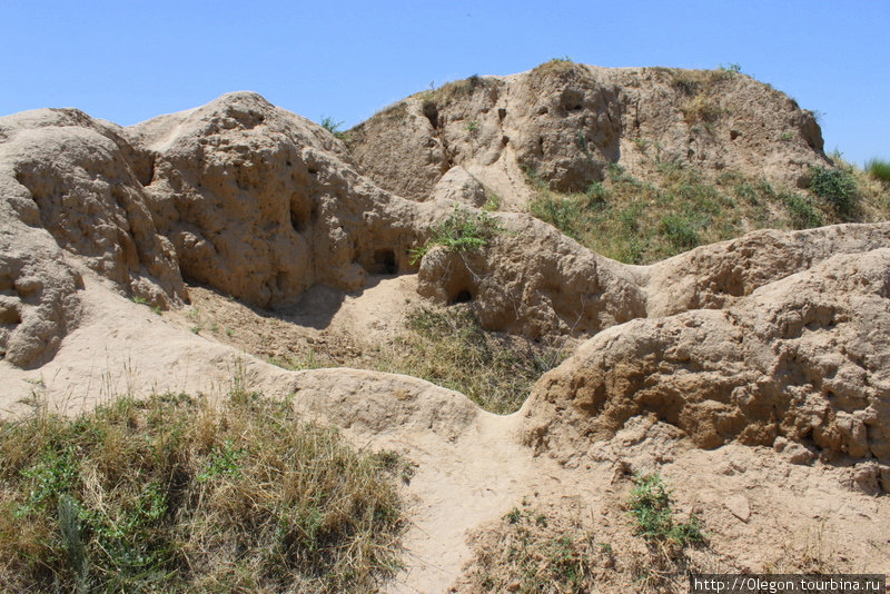 Около 1500 лет назад здесь была построена крепость, служащая убежищем для правителей и жителей деревни, сейчас просто глиняный холм, с названием в народе Басмачка Ташкент, Узбекистан