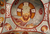 Христос Вседержатель на куполе церкви
