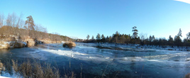 Река Ай. Первый лёд