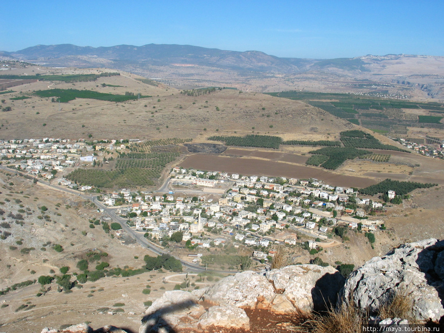 Хамам. Вид с самой вершины Хамам, Израиль