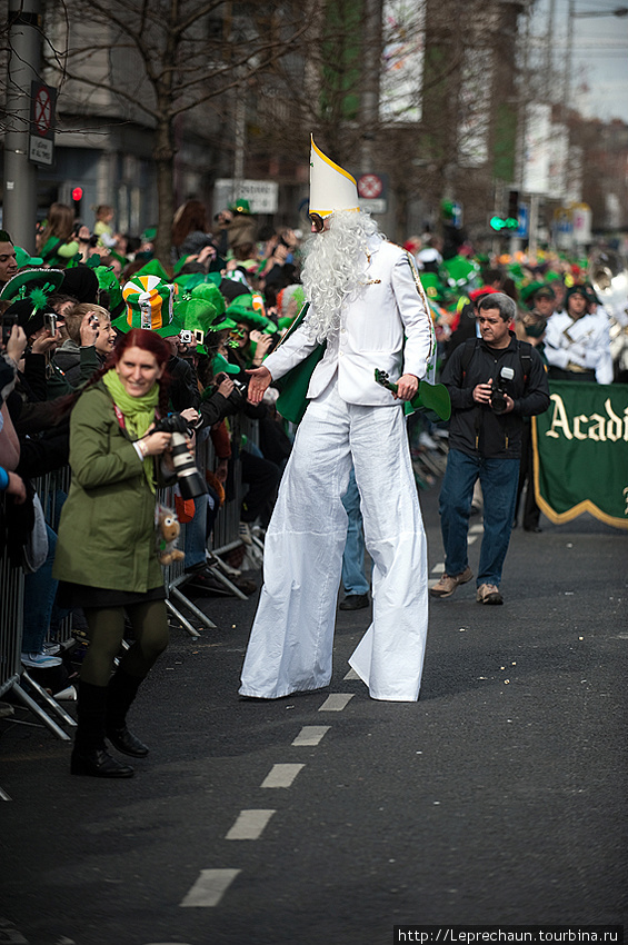 Парад в день Св. Патрика Дублин, Ирландия