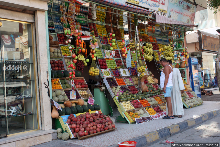 так продают фрукты для туристов Каир, Египет