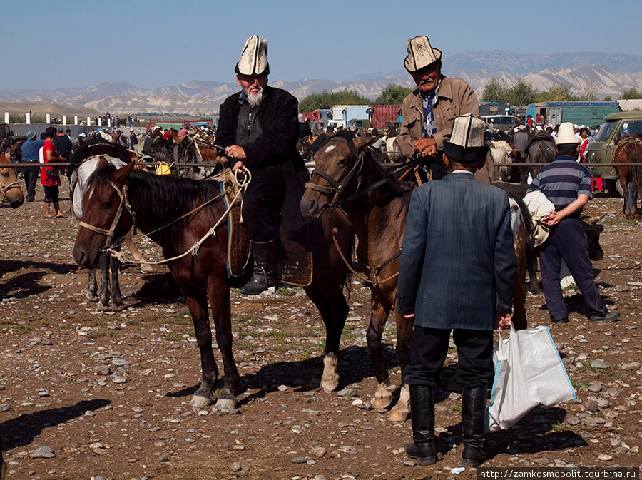 Воскресный рынок в Ат-Башы Киргизия