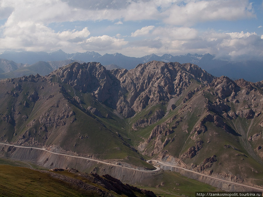 Дорога на Сары-Таш Киргизия