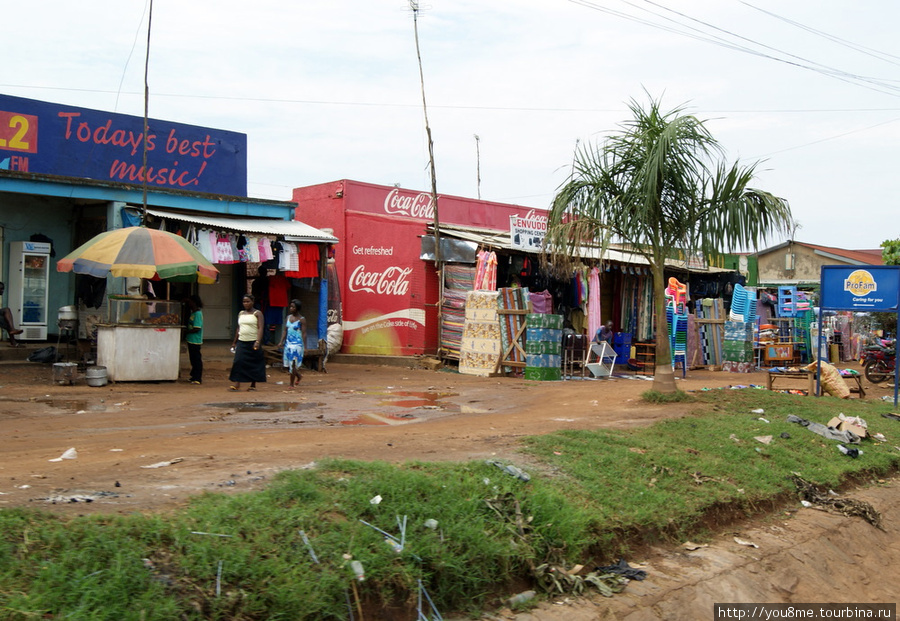 магазинчики вдоль дороги Восточный регион, Уганда