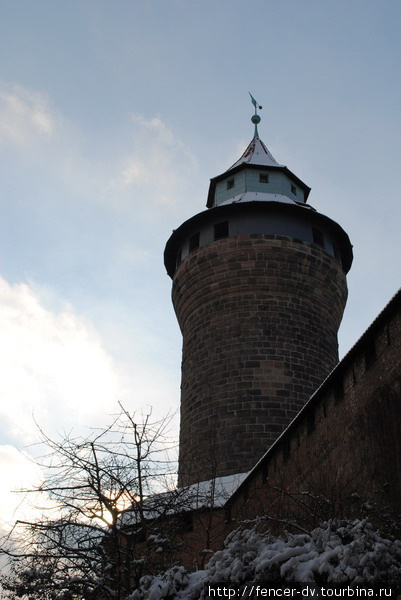 Круглая башня — лучшая обзорная площадка Нюрнберга Нюрнберг, Германия