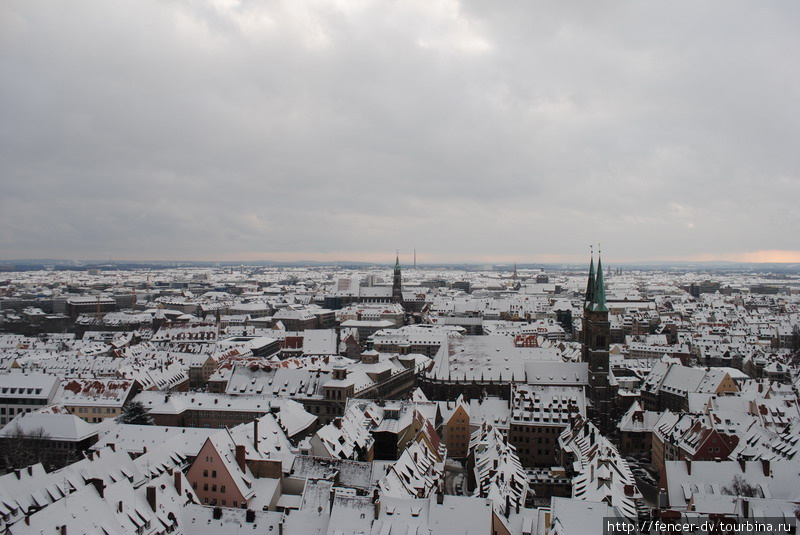 Белые крыши Нюрнберга Нюрнберг, Германия