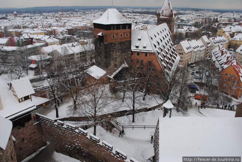 Белые крыши Нюрнберга Нюрнберг, Германия