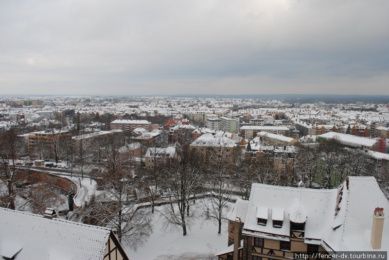 Белые крыши Нюрнберга Нюрнберг, Германия