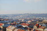 Вид на Прагу с метромоста
