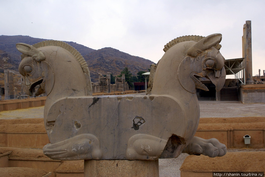 Двойной грифон Персеполь древний город, Иран