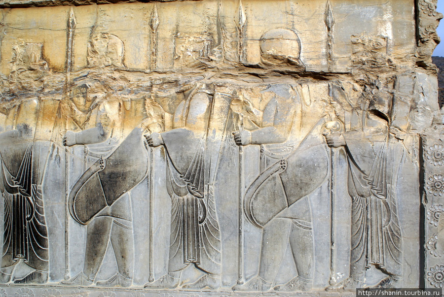 Воины Персеполь древний город, Иран