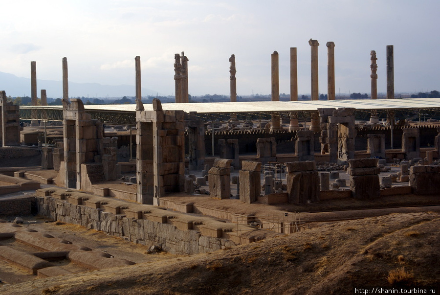 Древняя столица Персии Персеполь древний город, Иран