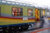Поезд на платформе в Тебризе