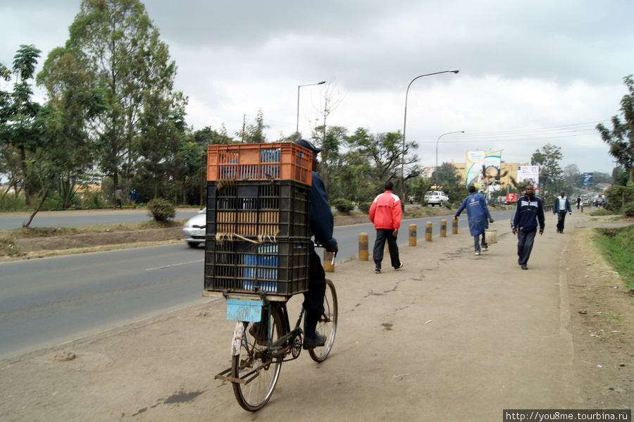 велосипедист Найроби, Кения