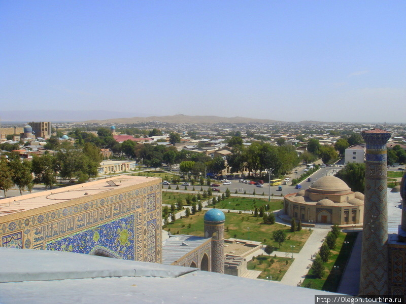 С видом на весь город Самарканд, Узбекистан