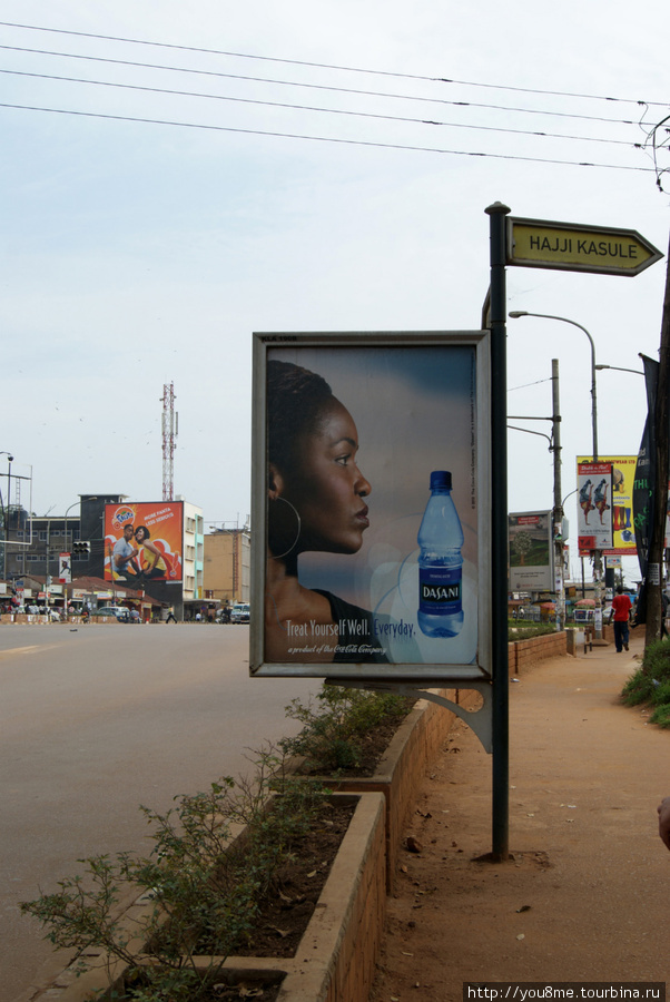 реклама на улицах Кампала, Уганда