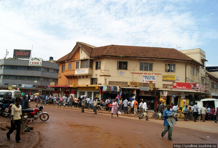 дождь прошел Кампала, Уганда