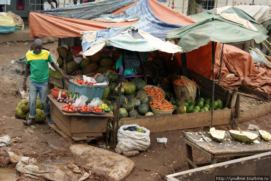 продавец тыкв Кампала, Уганда
