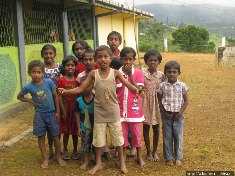 жители шриланкийской деревни Хаттон, Шри-Ланка