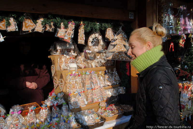 Пряники — очень популярные новогодние сувениры Прага, Чехия