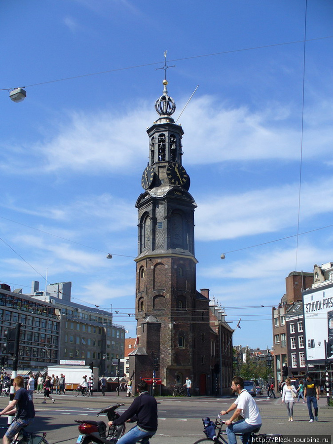 Мюнторен (Башня монетного двора) Амстердам, Нидерланды