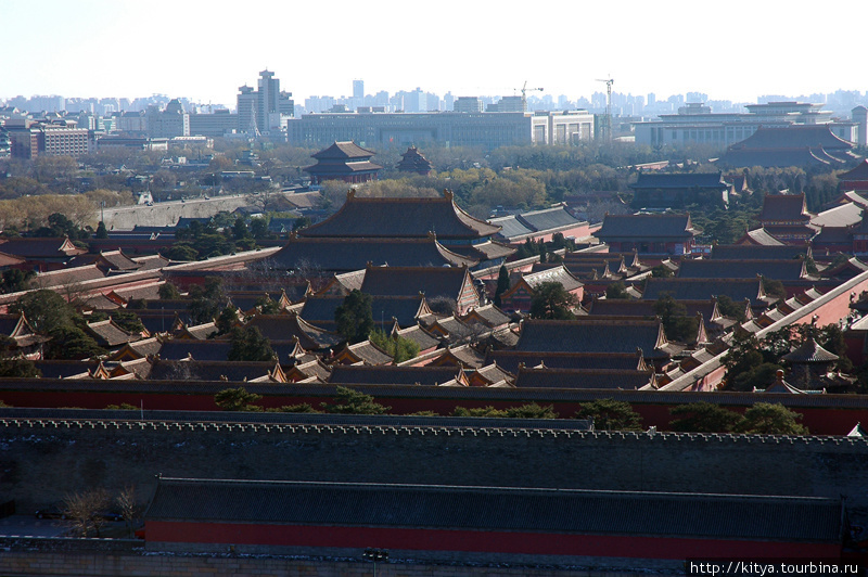 Крыши запретного города Пекин, Китай