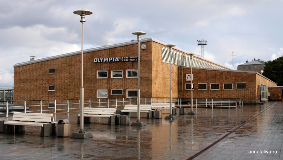 Терминал Олимпия в Хельсинки, откуда паром отправляется Хельсинки, Финляндия