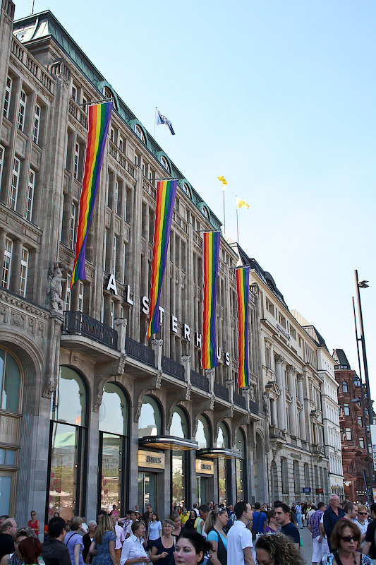 CSD - Гей-парад в Гамбурге. Гамбург, Германия