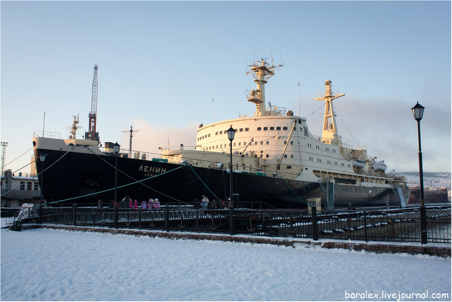 Атомный ледокол Ленин Мурманск, Россия