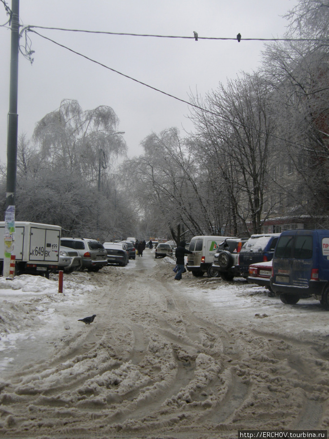 После зимнего дождя Москва, Россия