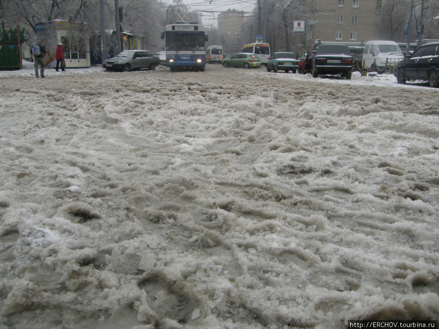 После зимнего дождя Москва, Россия