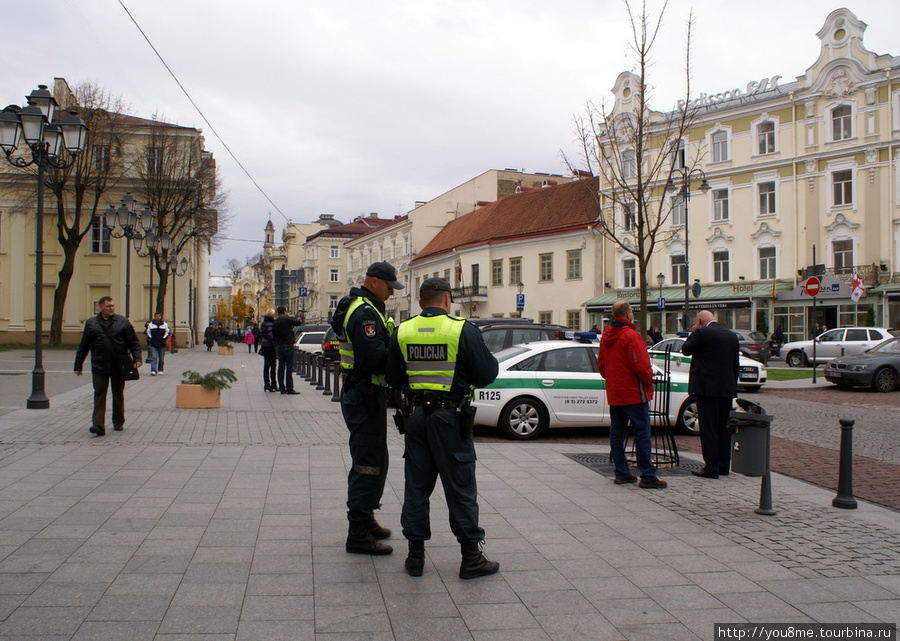 полиция на объекте Вильнюс, Литва