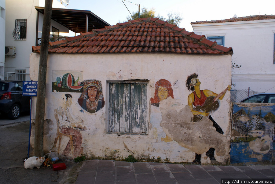 Старый дом, но с рисуноком Бодрум, Турция